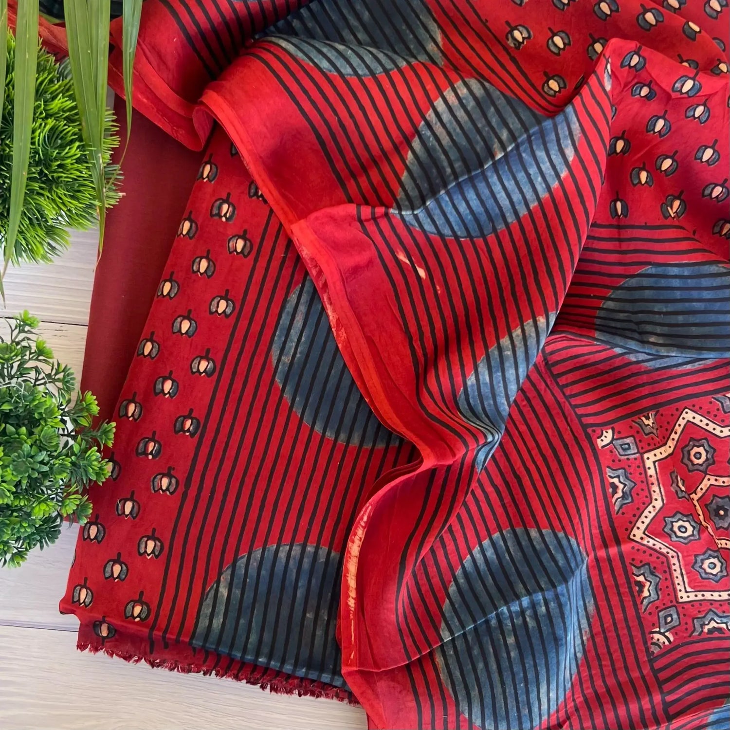 Ajrakh Fabric