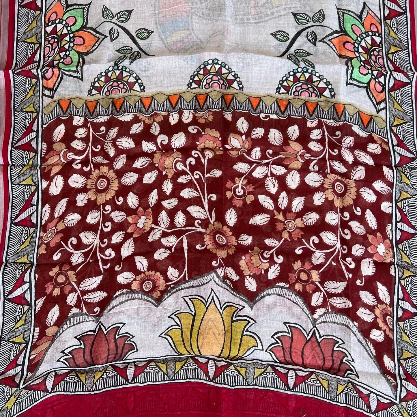 LINEN MADHUBANI