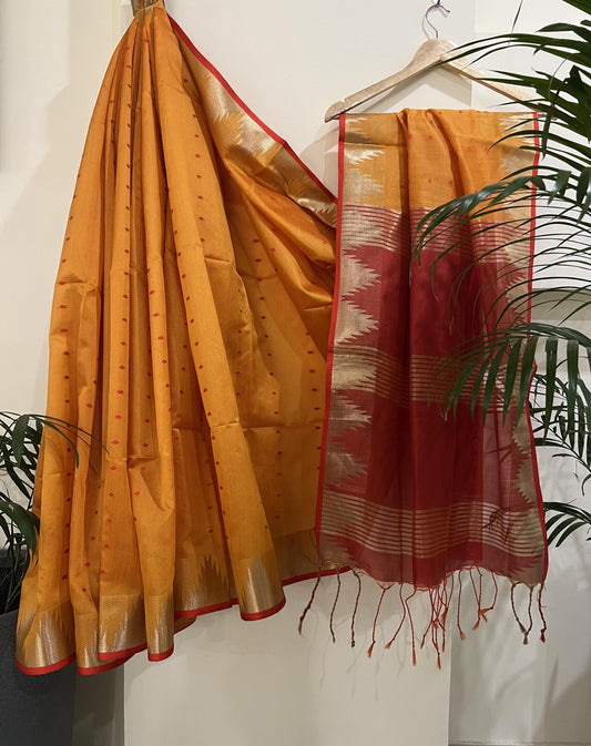 SEMI TUSSER SILK SAREE