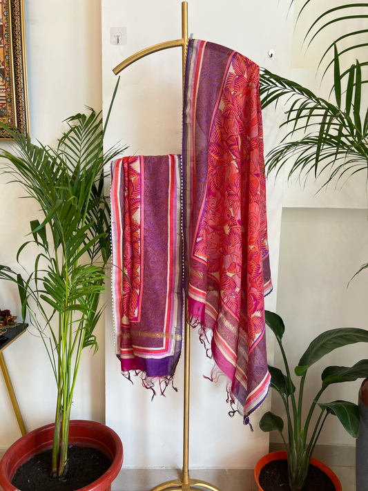 MAHESHWARI SILK DUPATTA